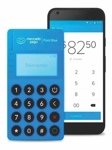 POINT BLUE LECTOR DE TARJETAS CON CONECXION BLUETOOTH