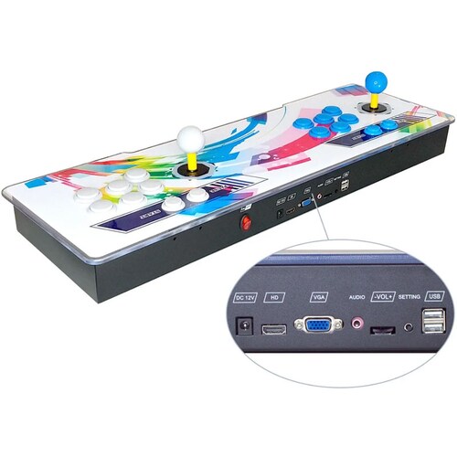 Tablero Gamer Arcade Pandora Box +3000 Juegos Maquinitas Consola