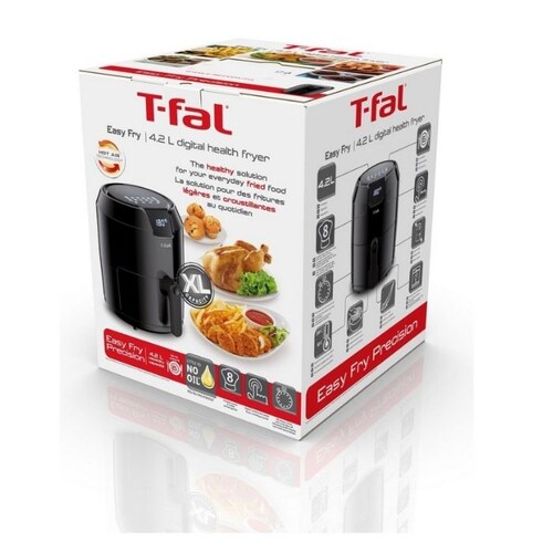 Freidora de Aire T-Fal Easy Fry XL 4.2L EY4018MX - Negro