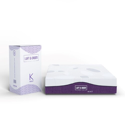 Luft and Drom, Colchón MINT de Memory Foam en Caja, Individual