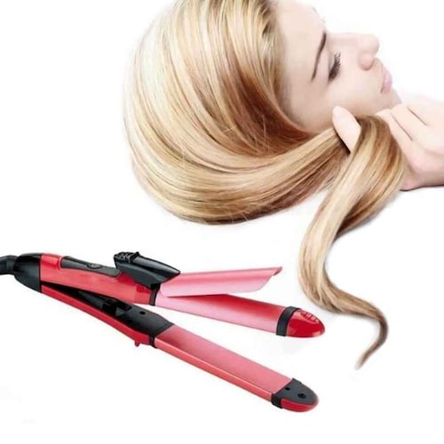 Set Rizador y Plancha para cabello + Cepillo Eléctrico Rizador