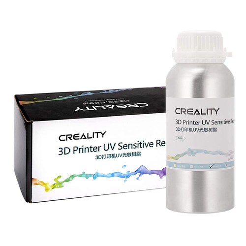 Resina para Impresora 3D color blanco Uv 500ml Creality