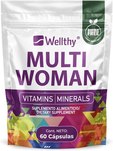 Multi women multivitaminico para mujer Wellthy 60 caps