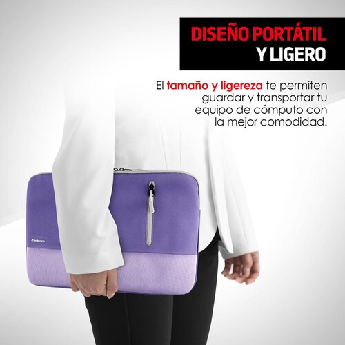 Funda para Laptop Acolchada de Hasta 15.6 Pulgadas Redlemon