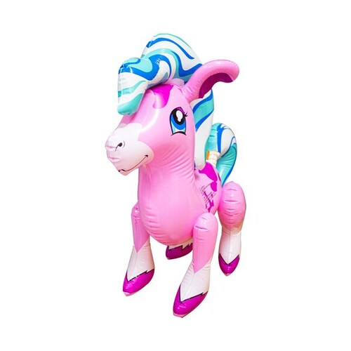 Inflable de Pony en Paquete de 12 Rosa y Azul