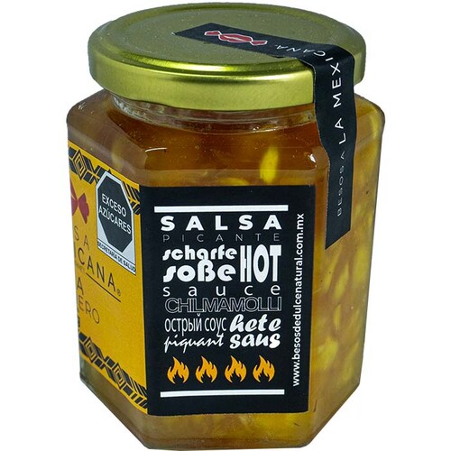 Paquete de Sabrosas Salsas de Habanero Naturales de Variedad con Fresa, Mango, y Piña