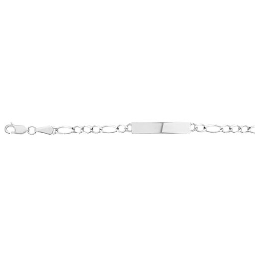 Esclava para niño(a) Delgada 3x1 12 cm en Plata .925 
