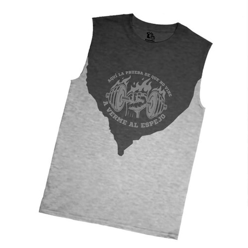 Playera Tank se activa con sudor - No vine a verme al espejo AxoloTee