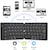 Teclado bluetooth inalámbrico plegable con batería recargable Gadgets & Fun compatible con IOS, Android y Windows 