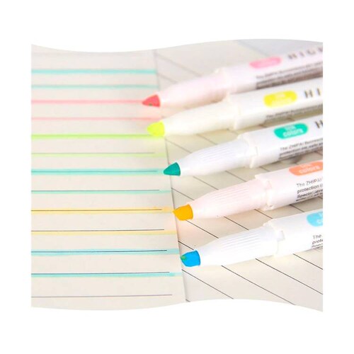 Resaltadores Mildliner Fluorescentes Doble Punta Con 25 Pzas
