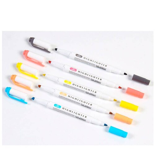 Resaltadores Mildliner Fluorescentes Doble Punta Con 25 Pzas