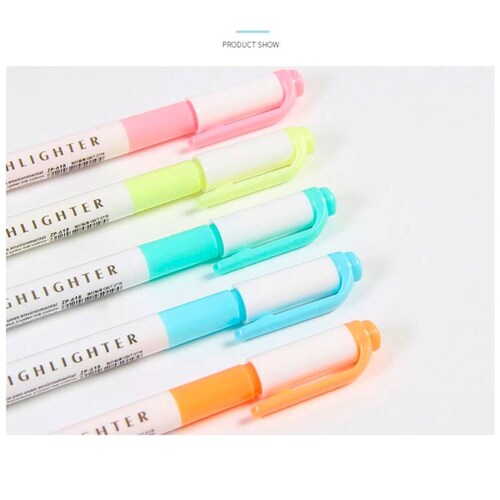 Resaltadores Mildliner Fluorescentes Doble Punta Con 25 Pzas