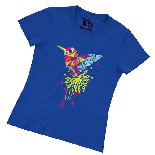 Playera dama - Colibrí Tejido AxoloTee.