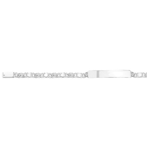 Esclava para Dama con Detalles de Corazones en Círculos de 18cm en Plata .925