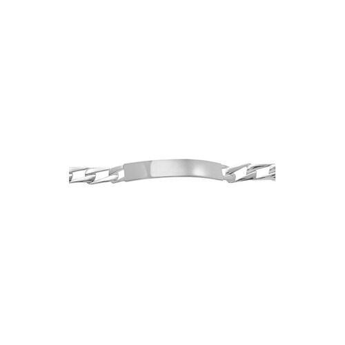 Esclava para Dama Troquelada Angosta de 18cm en Plata .925
