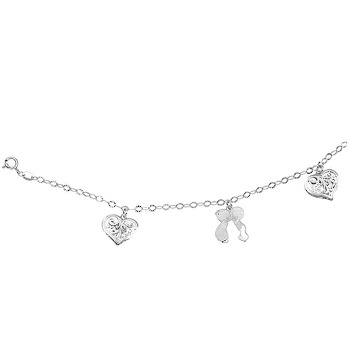 Pulsera Romance de 19cm en Plata .925