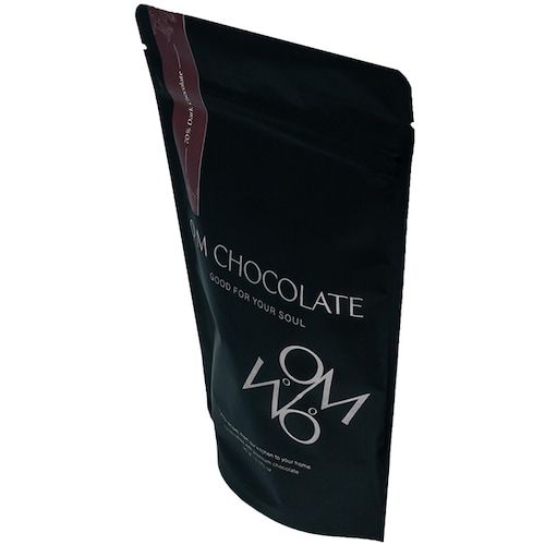 Om Chocolate, Bolsa con 6 Trufas Artesanales Hechos a Mano, 70% Chocolate Amargo, 90 Gramos