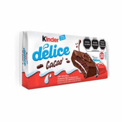 Pastelito Kinder Delice 10 piezas