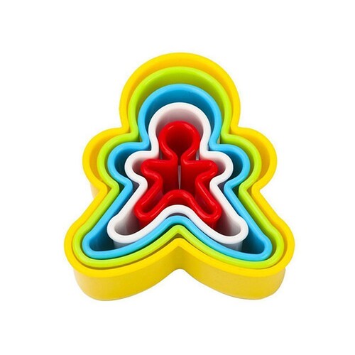 Aleissi 5 Cortadores de Galleta Niño Fondant Pastel Reposteria Masa