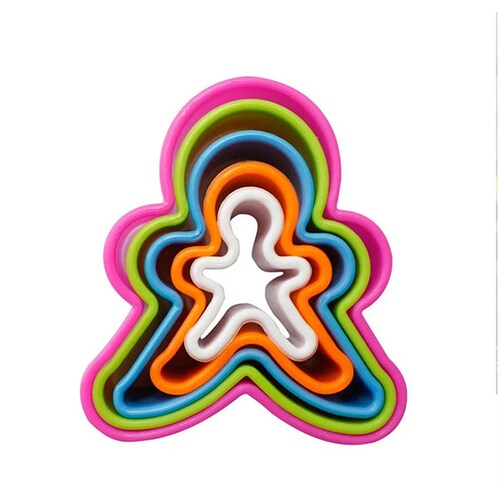 Aleissi 5 Cortadores de Galleta Niño Fondant Pastel Reposteria Masa