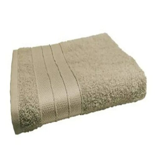 2 Toallas Medio Baño 70X130 100% Algodón "Modelo Catalán Beige"