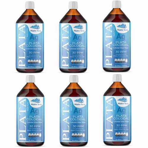 Desinfectante Antiséptico Plata Coloidal 30ppm 6 Litros