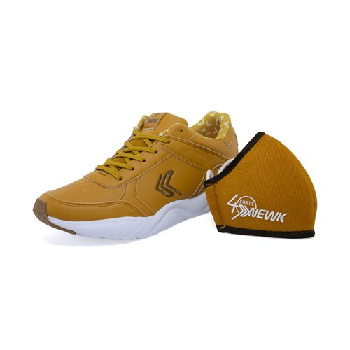 Tenis Newk Forty Para Hombre Línea Champ Color Mostaza