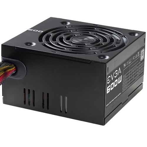 Fuente de poder Evga 80 plus, atx, 600w, 24-pin, 120mm (100-w1-0600-k1)