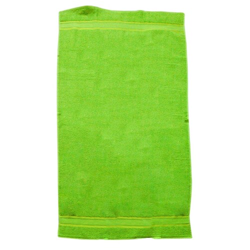 Paquete de 4 Toallas de Baño Completo 100% Algodón "Cenefa Europea Limón"