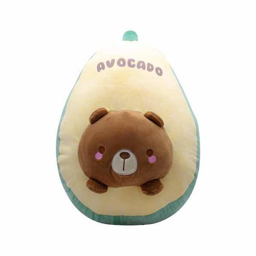 Peluche de Aguacate Kawaii con Animalito de Oso