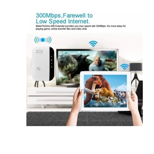 Router Repetidor Wifi Inalámbrico De 300mbps 