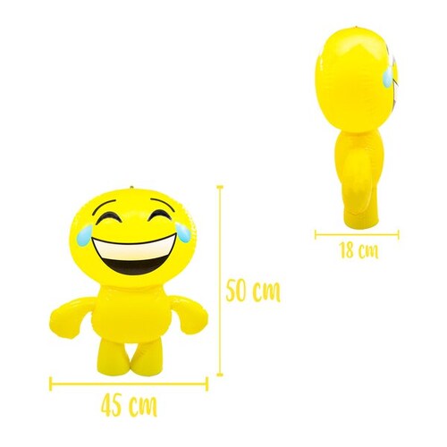 Paquete de 6 Inflables en Forma de Emoji