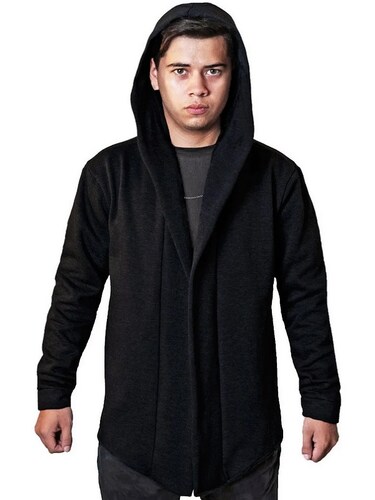 Sueter de Hombre , Cardigan, Manga Larga con Gorro.