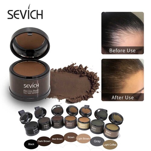 Sevich Maquillaje Polvo Resistente Al Agua Cubre Canas