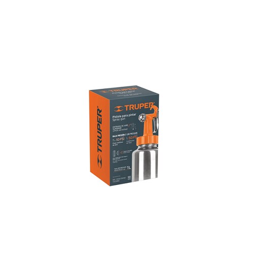 PISTOLA PARA PINTAR BAJA PRESION 10 PSI CARPINTERIA Y HERRERIA TRUPER