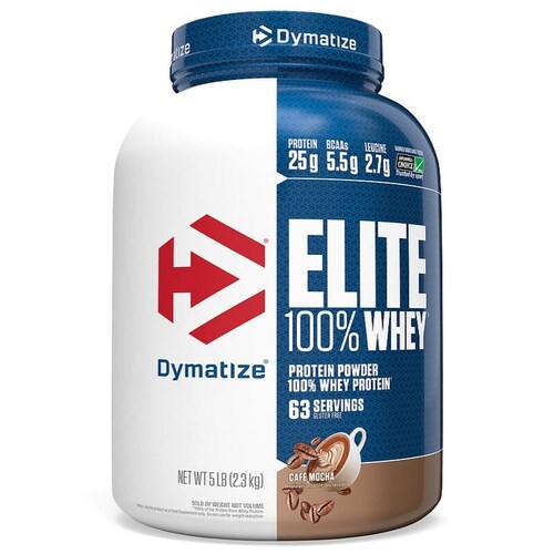 PROTEINA  ELITE WHEY  DYMATIZE 63 SERV SABOR CAFE MOCHA 