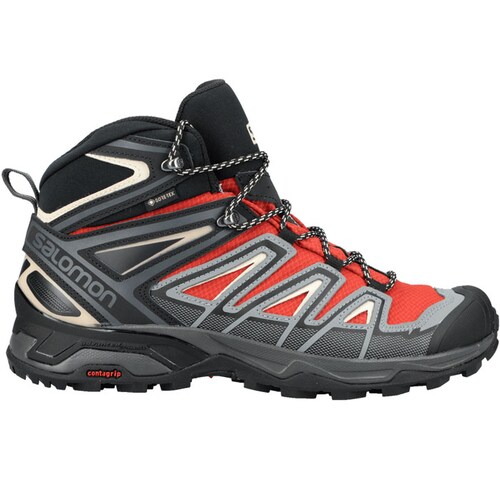 Tenis Salomon Hombre X Ultra 3 Mid Gtx Btbk M Red L40990500