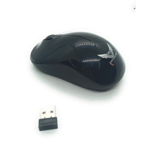 Mouse Inalámbrico Recargable 2.4g Color Negro