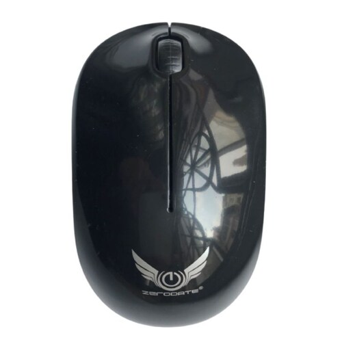 Mouse Inalámbrico Recargable 2.4g Color Negro