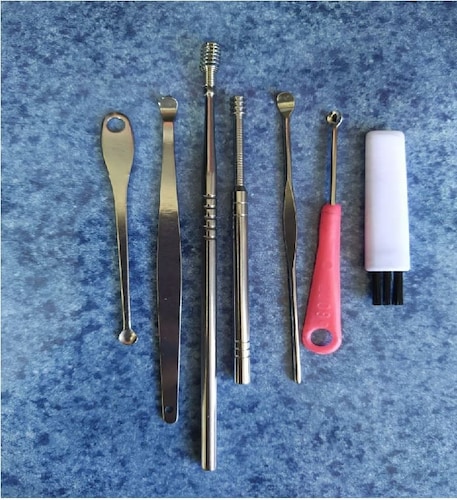 Cotonete Reutilizable Metal Ecológico Oido Acne Inoxidable ecologismo limpieza higiene cara nariz