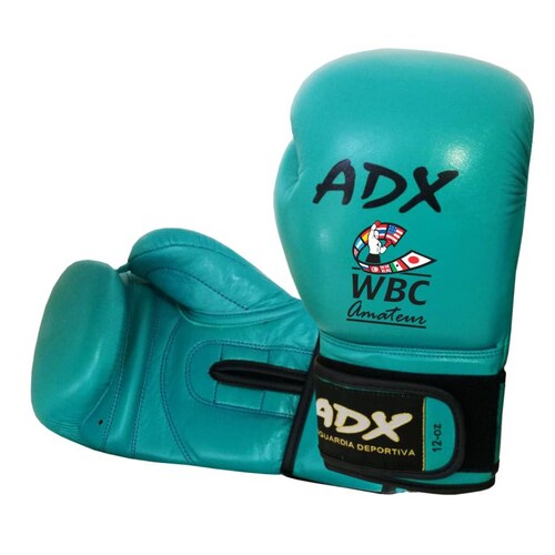 Guantes de Box ADX Oficial WBC Con Proteccion en Muñeca Relleno Multicapas Piel