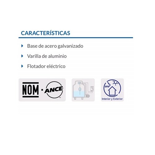  Flotador Eléctrico Electro nivel Interruptor para Tinacos FL-969 FOSET 