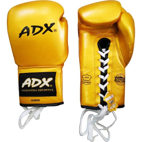 Guantes De Boxeo ADX De Piel Con Relleno Multicapas Mod Profesional