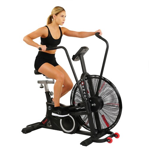 BICICLETA CON VENTILADOR PARA EJERCICIO CON COMPATIBILIDAD DE FRECUENCIA CARDÍACA - TORNADO LX