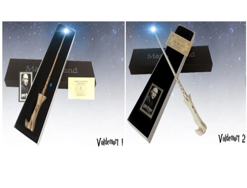 Varitas Harry Potter Con Luz + Sticker + Tiket + Estuche