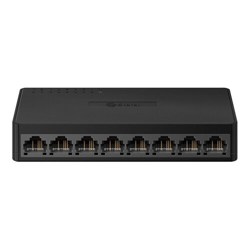 Switch Fast Ethernet de 8 puertos.