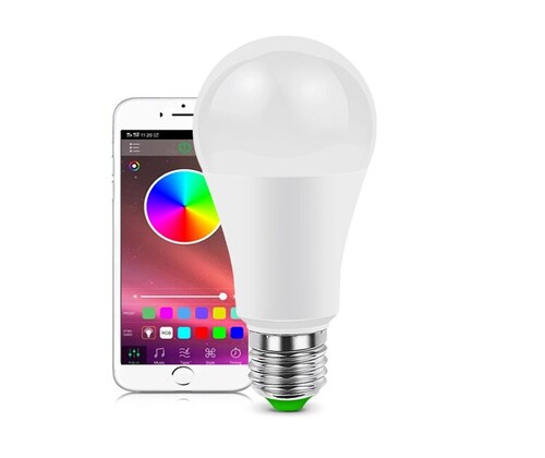 Foco Inteligente Bluetooth RGBWW 15W ROHS