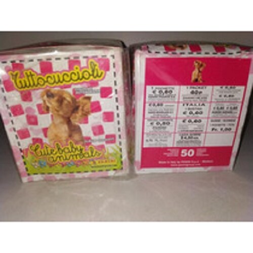 50 Sobres del álbum Cute Baby Animals Tiernos Animalitos oficial de Panini
