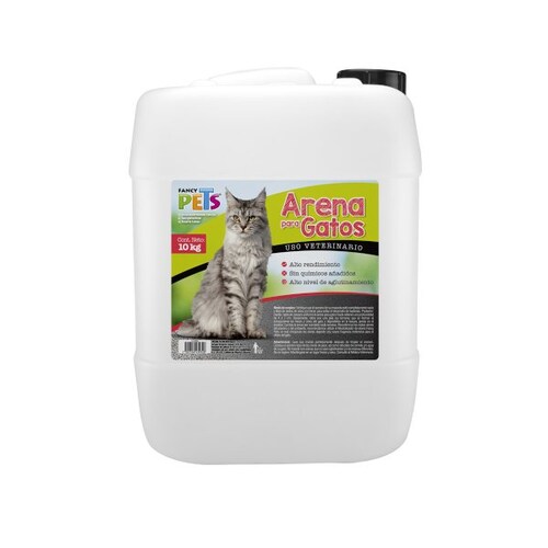  Arena Gato 10kgAglutinante Alto Rendimiento Bentonita.