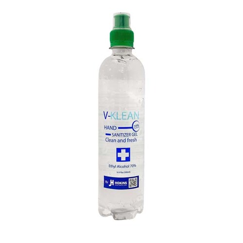 Gel Antibacterial Desinfectante Sanitizante  de Manos By Jh Hokins 70% Alcohol 12 Piezas/Pack  500ml